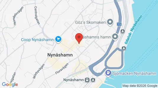Lägenheter att hyra i Nynäshamn - kort over placeringen