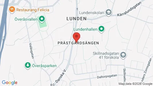 Lägenheter att hyra i Örgryte-Härlanda - kort over placeringen