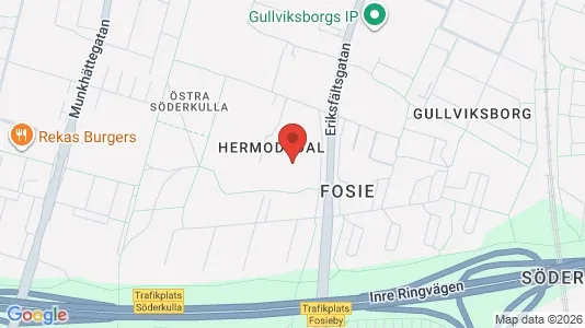 Lägenheter att hyra i Fosie - kort over placeringen