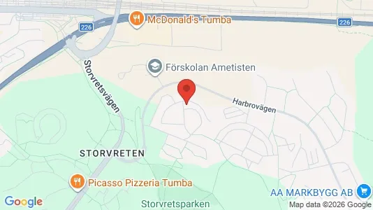 Lägenheter att hyra i Botkyrka - kort over placeringen