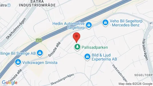 Lägenheter att hyra i Huddinge - kort over placeringen