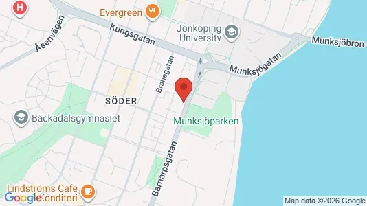 Lägenheter att hyra i Jönköping - kort over placeringen