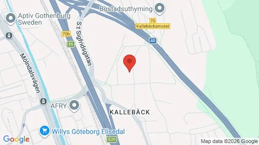 Lägenheter att hyra i Örgryte-Härlanda - kort over placeringen