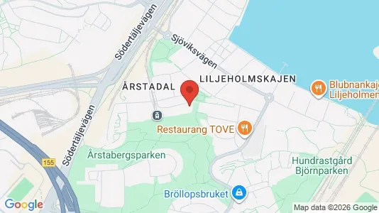 Lägenheter att hyra i Södermalm - kort over placeringen