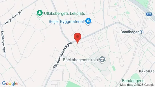 Lägenheter att hyra i Söderort - kort over placeringen