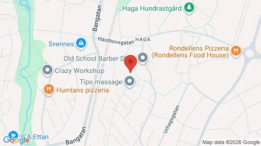 Lägenheter att hyra i Västerås - kort over placeringen