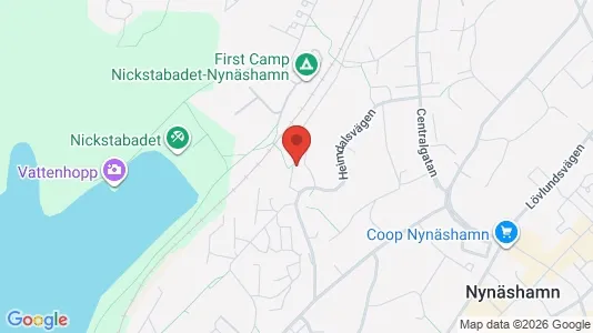 Lägenheter att hyra i Nynäshamn - kort over placeringen