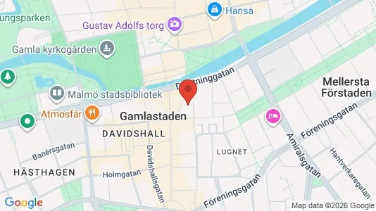 Lägenheter att hyra i Malmö Centrum - kort over placeringen