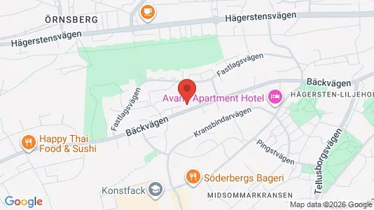 Lägenheter att hyra i Söderort - kort over placeringen