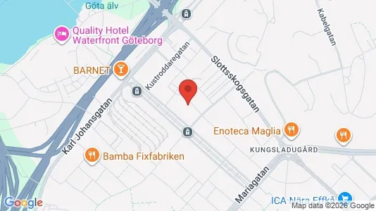 Lägenheter att hyra i Majorna-Linné - kort over placeringen