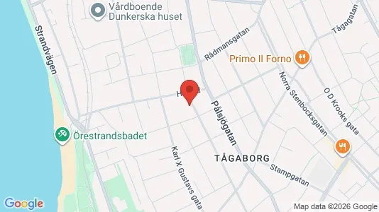 Lägenheter att hyra i Helsingborg - kort over placeringen