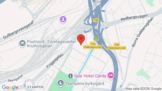 Lägenheter att hyra i Örgryte-Härlanda - kort over placeringen