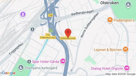 Lägenheter att hyra i Örgryte-Härlanda - kort over placeringen