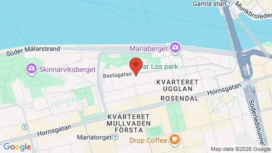 Lägenheter att hyra i Södermalm - kort over placeringen