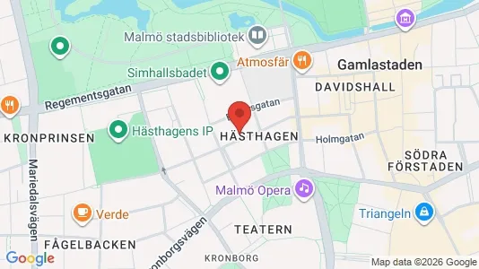 Lägenheter att hyra i Malmö Centrum - kort over placeringen