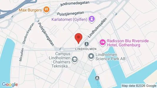 Lägenheter att hyra i Lundby - kort over placeringen