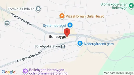 Lägenheter att hyra i Bollebygd - kort over placeringen