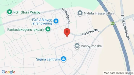 Lägenheter att hyra i Upplands Väsby - kort over placeringen