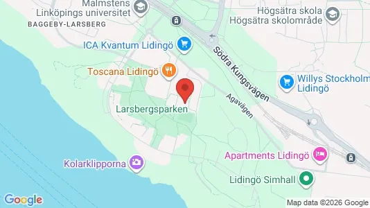 Lägenheter att hyra i Lidingö - kort over placeringen