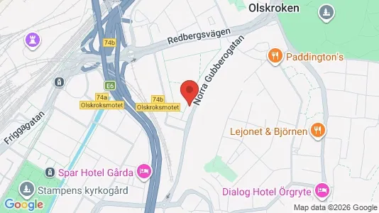 Lägenheter att hyra i Örgryte-Härlanda - kort over placeringen
