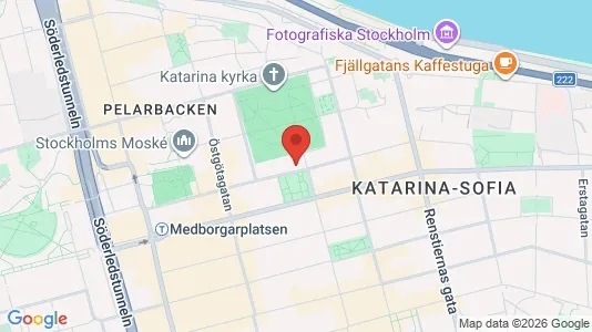 Lägenheter att hyra i Södermalm - kort over placeringen