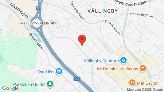 Lägenheter att hyra i Västerort - kort over placeringen