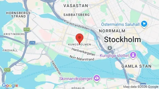 Lägenheter att hyra i Kungsholmen - kort over placeringen
