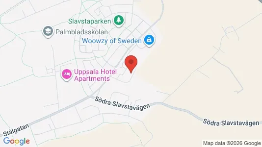 Lägenheter att hyra i Uppsala - kort over placeringen