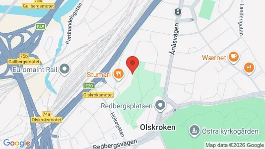 Lägenheter att hyra i Örgryte-Härlanda - kort over placeringen