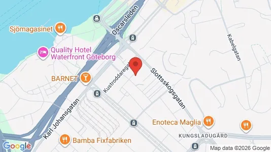 Lägenheter att hyra i Majorna-Linné - kort over placeringen
