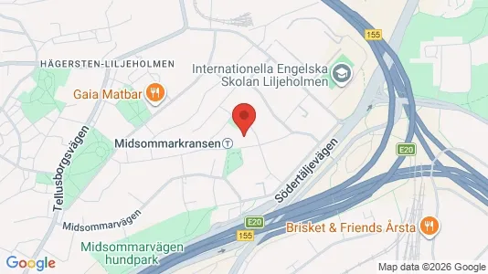 Lägenheter att hyra i Söderort - kort over placeringen