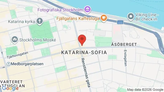 Lägenheter att hyra i Södermalm - kort over placeringen