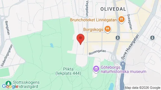Lägenheter att hyra i Göteborg Centrum - kort over placeringen