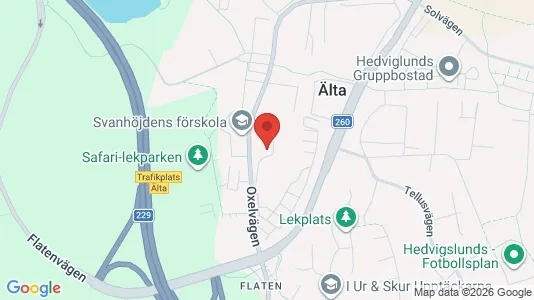 Lägenheter att hyra i Lidingö - kort over placeringen