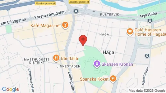 Lägenheter att hyra i Göteborg Centrum - kort over placeringen