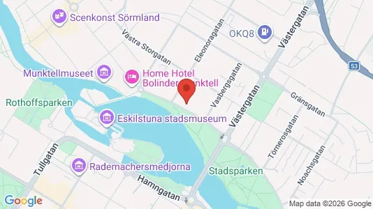Lägenheter att hyra i Eskilstuna - kort over placeringen
