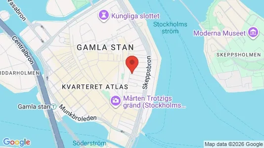 Lägenheter att hyra i Stockholm Innerstad - kort over placeringen