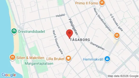 Lägenheter att hyra i Helsingborg - kort over placeringen