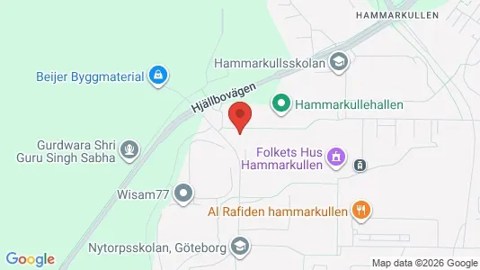 Lägenheter att hyra i Angered - kort over placeringen