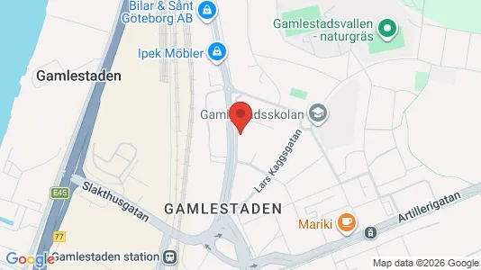 Lägenheter att hyra i Göteborg Östra - kort over placeringen