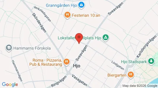 Lägenheter att hyra i Hjo - kort over placeringen
