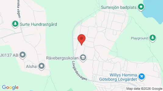 Lägenheter att hyra i Angered - kort over placeringen