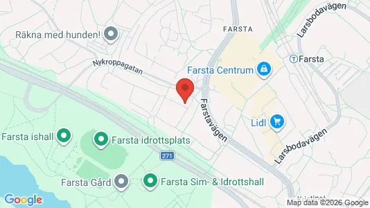 Lägenheter att hyra i Söderort - kort over placeringen