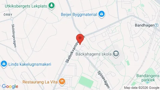 Lägenheter att hyra i Söderort - kort over placeringen