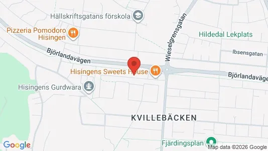 Lägenheter att hyra i Lundby - kort over placeringen