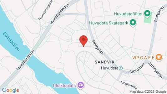 Lägenheter att hyra i Solna - kort over placeringen