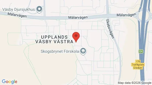 Lägenheter att hyra i Upplands Väsby - kort over placeringen
