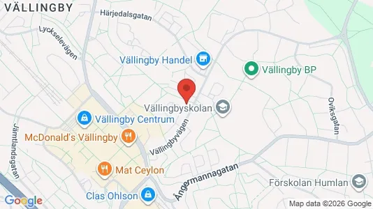 Lägenheter att hyra i Västerort - kort over placeringen