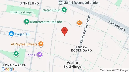 Lägenheter att hyra i Rosengård - kort over placeringen