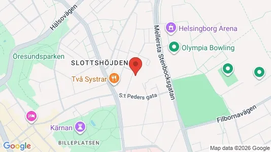 Lägenheter att hyra i Helsingborg - kort over placeringen